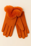 Σουετ γάντια πορτοκαλί