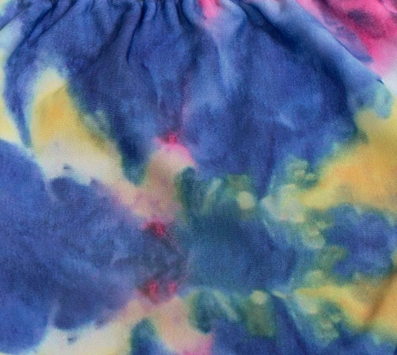 Μπικίνι Tie-Dye Μώβ-Κίτρινο