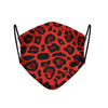4 - Face Mask Red Leopard Animal case, cover, bumper