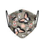 135 - Face Mask  Butterflies Boho case, cover, bumper
