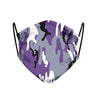 77 - Face Mask  Purple Camo case, cover, bumper