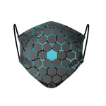 40 - Face Mask  Hexagonal Geometric case, cover, bumper