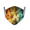 72 - Face Mask  Rainbow Geometric case, cover, bumper