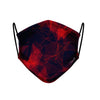 99 - Face Mask  Geometric Red Technology case, cover, bumper