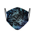 62 - Face Mask  Water Color Midnight Marble case, cover, bumper