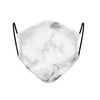 2 - Face Mask  White marble case, cover, bumper