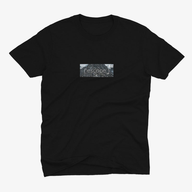 Escape Quote Μαύρο T-Shirt