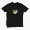 Heart Μαύρο T-Shirt