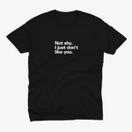 Not Shy Μαύρο T-Shirt