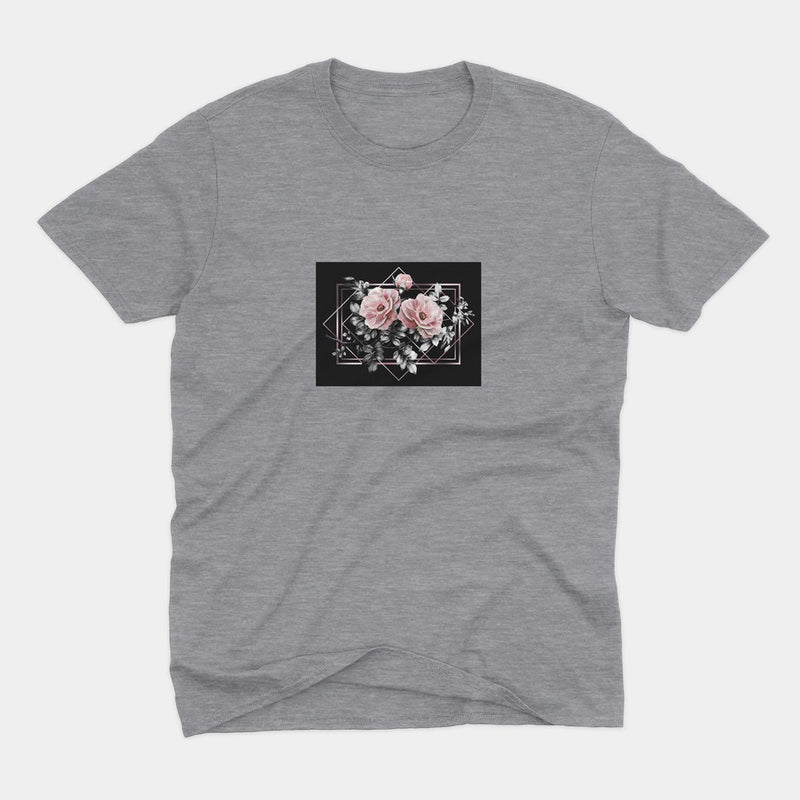 Frame Flower Γκρι T-Shirt