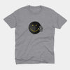 Funny Astronaut Smiley Γκρι T-Shirt