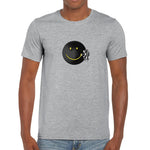 Funny Astronaut Smiley Γκρι T-Shirt