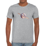 Saturn Birds Γκρι T-Shirt