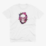 Floral Skull Λευκό T-Shirt