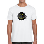 Funny Astronaut Smiley Λευκό T-Shirt